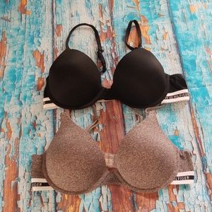 2 Tommy Hilfiger 36B Push-up Bras
